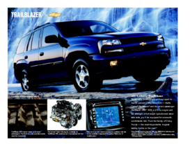 2004 Chevrolet Trailblazer Spec Sheet