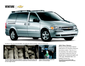 2004 Chevrolet Venture Spec Sheet