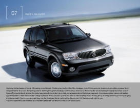 2007 Buick Rainier Spec Sheet