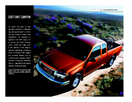 2007 GMC Canyon Spec Sheet