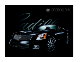 2008 Cadillac XLR-V Spec Sheet