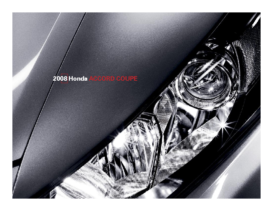 2008 Honda Accord Coupe Factsheet