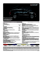2009 Cadillac Escalade ESV Spec Sheet