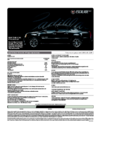 2009 Cadillac Escalade EXT Spec Sheet