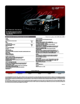 2009 Cadillac XLR Spec Sheet