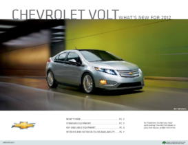 2012 Chevrolet Volt Whats New For 2012