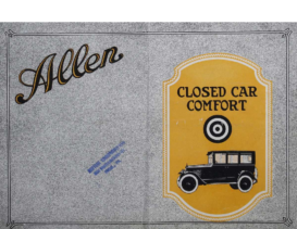 1923 Allen Closed Motor Cars
