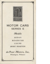 1927 DuPont Motor Cars