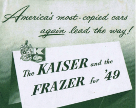 1949 Kaiser Frazer Foldout