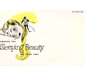 1949 Mercury Sleeping Beauty Mailer