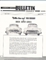 1950 Mercury vs Buick Super