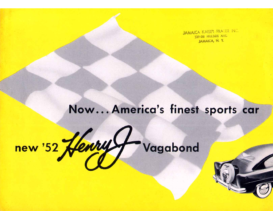 1952 Kaiser Henry J Vagabond Folder