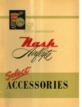1952 Nash Accessories Booklet