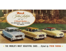 1952 Nash Golden Airflyte Postcard