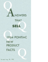 1964 Pontiac Facts Booklet
