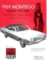 1969 Mercury Montego Comparison Booklet