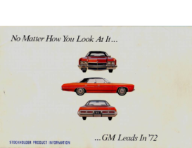 1972 GM Vehicle Lineup