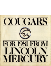 1981 Mercury Cougars V1