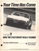 1982 Pontiac Firebird Data Book