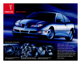2004 Pontiac Sunfire Spec Sheet