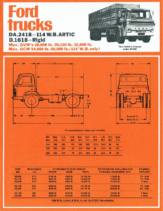 1976 Ford DA.2418 Insert AUS