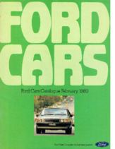 1980 Ford Cars Catalogue AUS