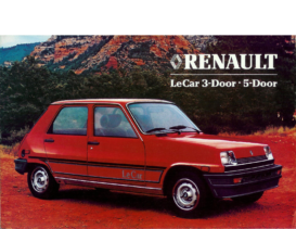 1982 Renault LeCar Foldout