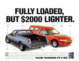 1996 Ford XH Falcon Tradesman Ute & Van AUS