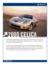 2000 Toyota Celica Specs