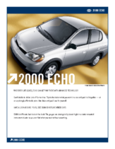 2000 Toyota Echo Specs