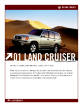 2001 Toyota Land Cruiser Specs