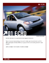 2001 Toyota Echo Specs