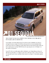 2001 Toyota Sequoia Specs