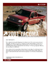 2001 Toyota Tacoma Specs