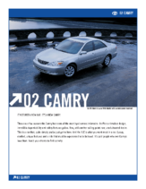 2002 Toyota Camry Specs