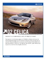 2002 Toyota Celica Specs
