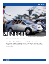 2002 Toyota Echo Specs