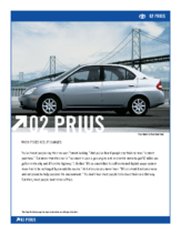2002 Toyota Prius Specs