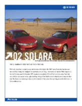 2002 Toyota Solara Specs