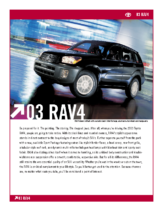 2003 Toyota RAV4 Specs