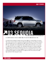 2003 Toyota Sequoia Specs