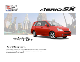 2004 Suzuki Aerio SX Specs