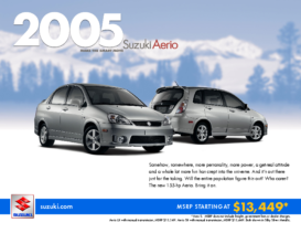 2005 Suzuki Aerio Specs