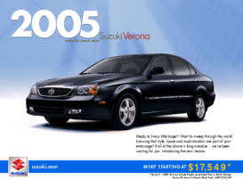 2005 Suzuki Verona Specs