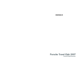 2007 Porsche Travel Club