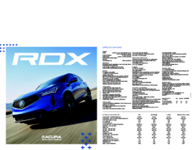 2022 Acura RDX Spec Sheet CN