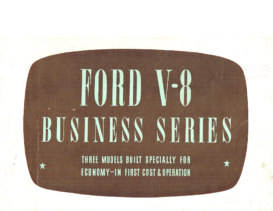 1938 Ford Business Series AUS