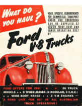 1941 Ford Trucks Foldout AUS