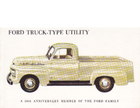 1952 Ford Freighter Utility Postcard AUS