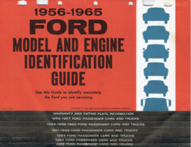1956-1965 Ford Model & Engine ID Guide AUS